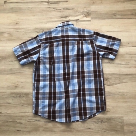 Beverly Hills Polo Club Blue and Brown Polo Shirt - Picture 7 of 9